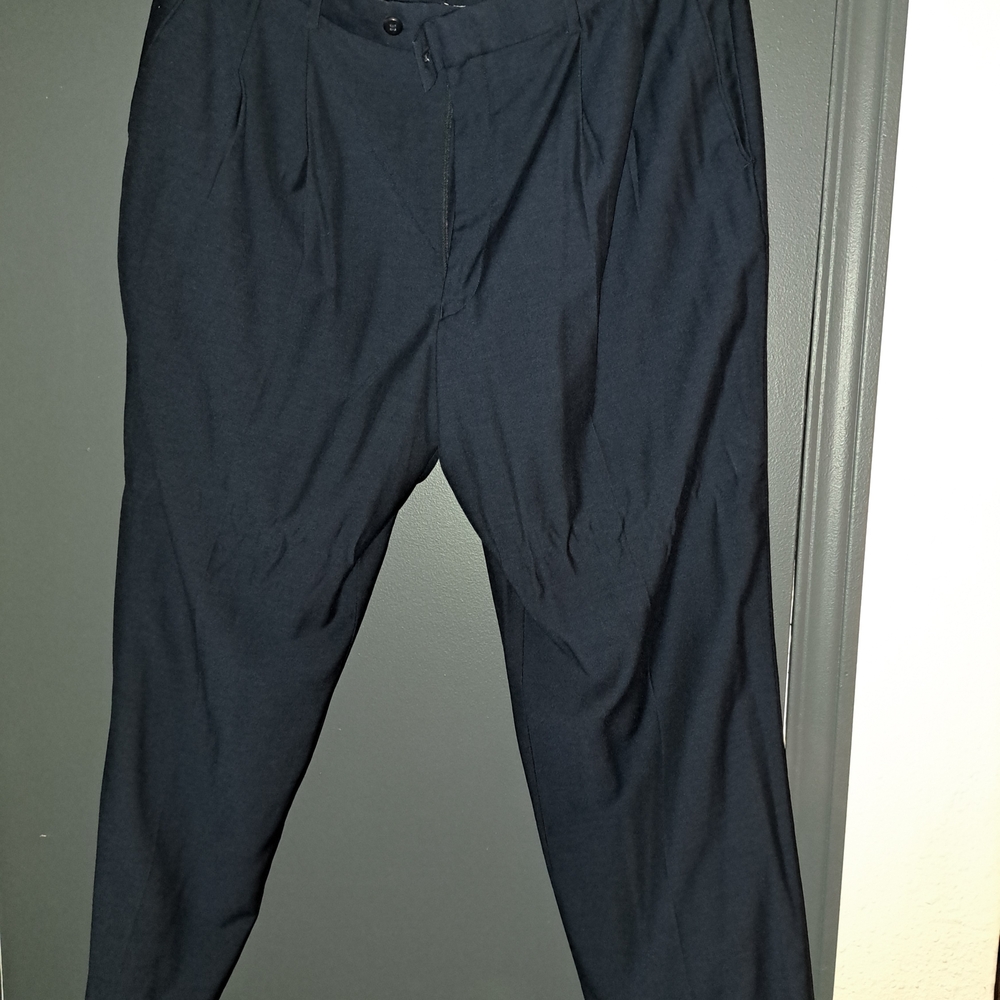 Louis Raphael Classic Navy Men's Dress Trousers